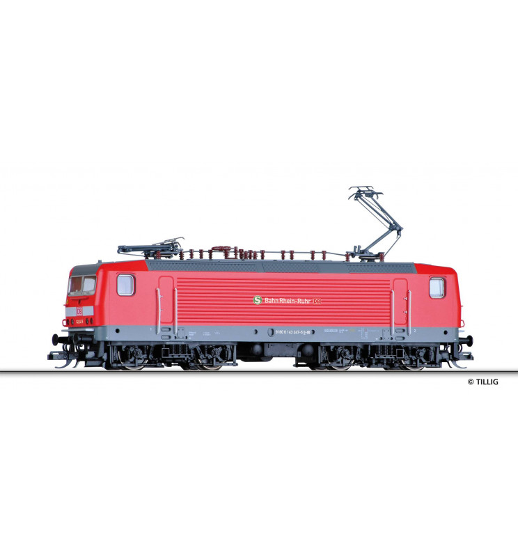 Tillig TT 04342 - Electric locomotive 143 247-5 „S-Bahn Rhein-Ruhr“ of the DB AG, Ep. VI
