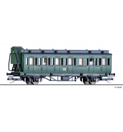 Tillig TT 13153 - 2nd class passenger coach of the DR, Ep. III, H0