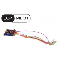 Nowość! Dekoder jazdy i oświetlenia ESU LokPilot V5 DCC 8-pin z przewodami (ESU 59620)