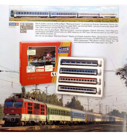 ACME 55248 - Zestaw 4 wagonów pociągu EN 477 Metropol -R 407 Chopin, część 2