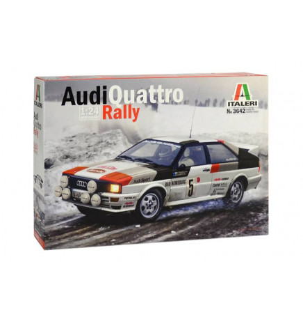Italeri 3642 - Samochód Audi Quattro Rally do sklejania, skala 1:24