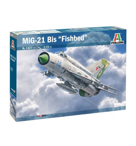 Italeri 1427 - Samolot MiG-21 Bis ''Fishbed'' do sklejania, skala 1:72