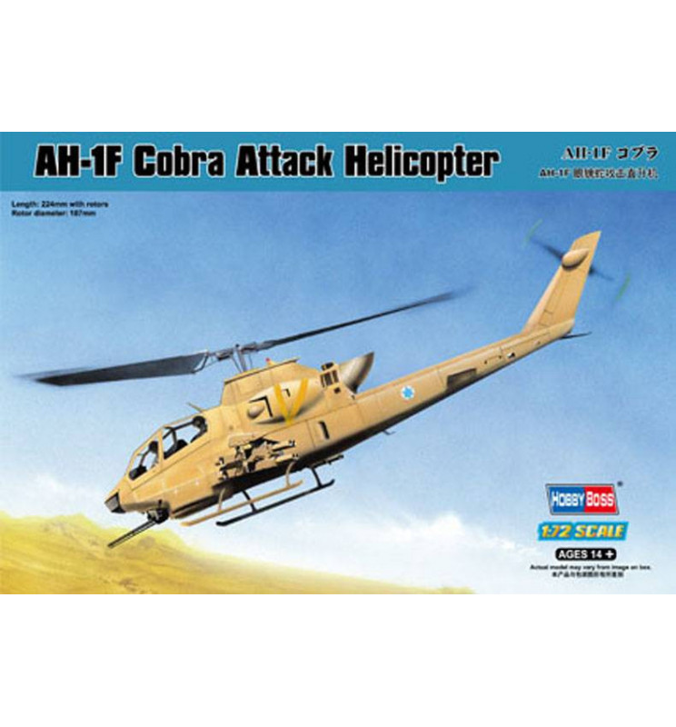 HobbyBoss 87216 - Helikopter AH-60A Blackhawk do sklejania, skala 1:72