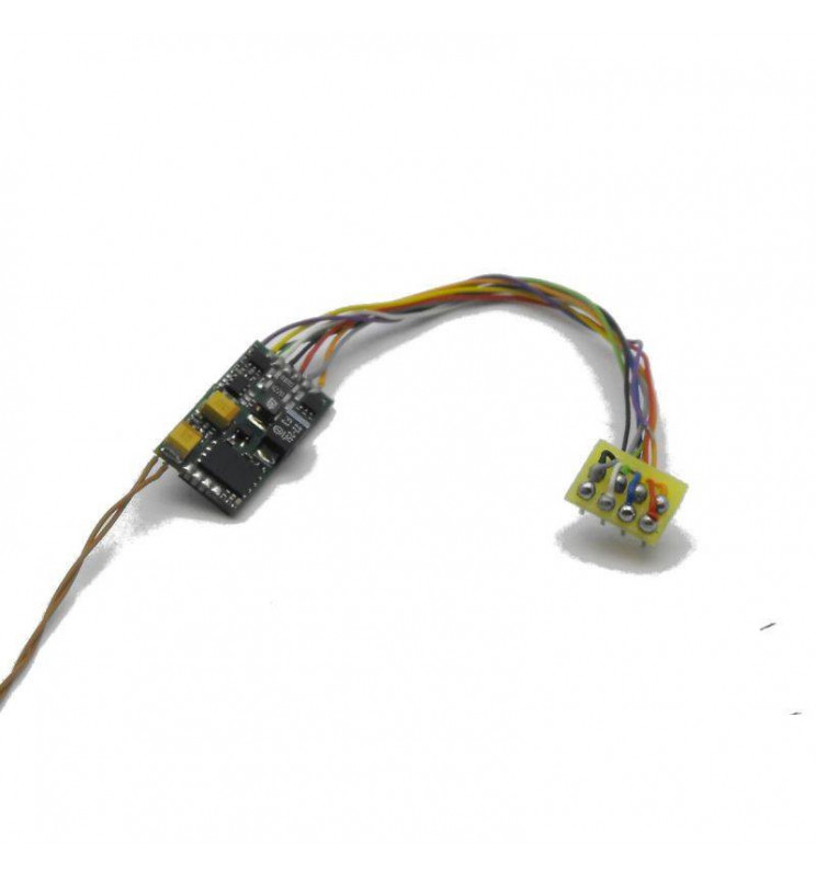 Digisound-4.5 - Dekoder dźwięku, jazdy i oświetlenia DCC PluX22 + głośnik