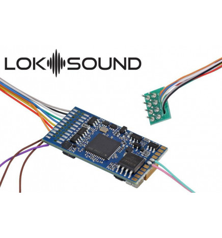 ESU 58410 - Dekoder jazdy i dźwięku ESU LokSound V5 DCC 8-pin z przewodami