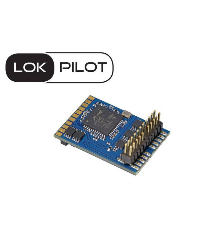 Dekoder jazdy i oświetlenia do ST44 Piko (oświetlenie E1 PKP) - ESU LokPilot V5 DCC PluX 22-pin