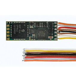 D&H SD10A-1 - Dekoder jazdy i dźwięku DCC/SX/MM NEM651 6-pin