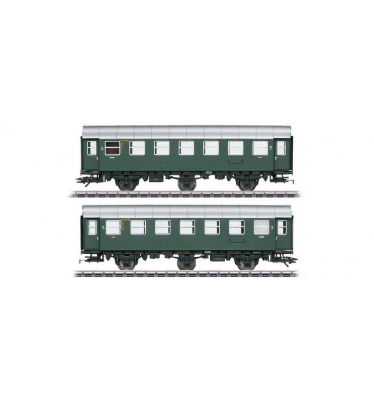 Marklin 043185 - Para wagonów osobowych 3.Kl.DB