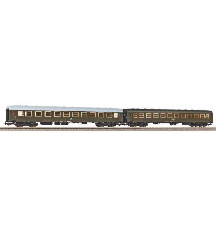 Piko 58390 - Zestaw 2 wagonów pasażerskich 2kl 111A PKP, ep.IV