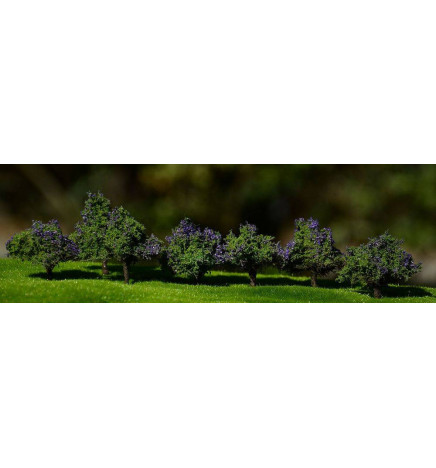 Freon KWIATYM - Kwiaty 5/7 mm Fioletowe, skala H0