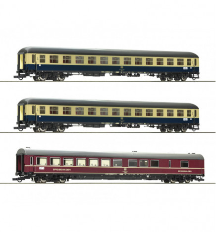 Roco 74181 - Zestaw 3 wagonów osobowych  D 229 Johann Strauß