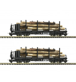 Roco 34581 - Zestaw 2 platform wąskotorowych H0e, ÖBB