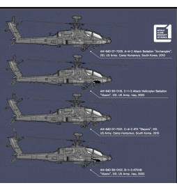 Academy 12514 - Śmigłowiec AH-64D Block II  do sklejania, skala 1:72