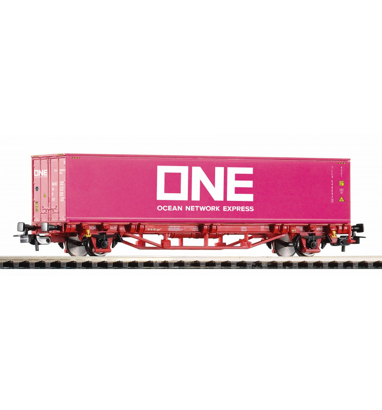 Piko 57757 - Wagon platforma z kontenerem ONE, NS, epoka VI
