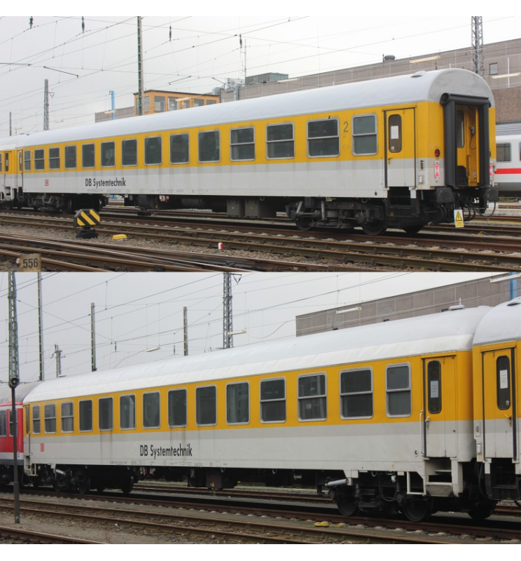 Set 2 wagonów"DB Messtechnik",DBAG ep.VI - Tillig TT 01686