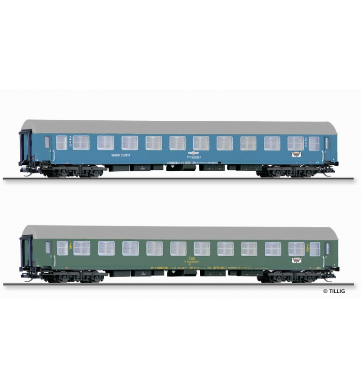 E15 Zestaw Balt-Orient-Express 2, CSD/CFR - Tillig TT 01694