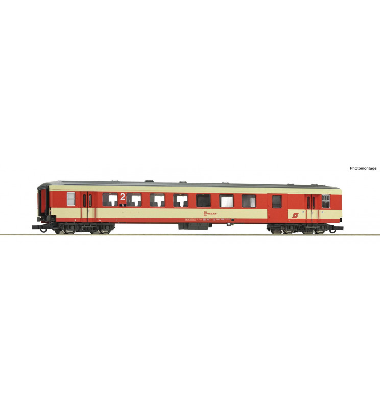 Roco 74697 - 2nd class “Schlieren” coach with baggage compartment ÖBB, ep. V