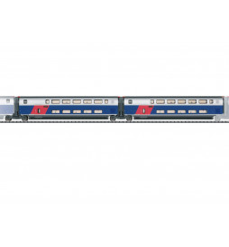 Trix 23487 - Zestaw 2 wagonów TGV Euroduplex, epoka VI (set 1)