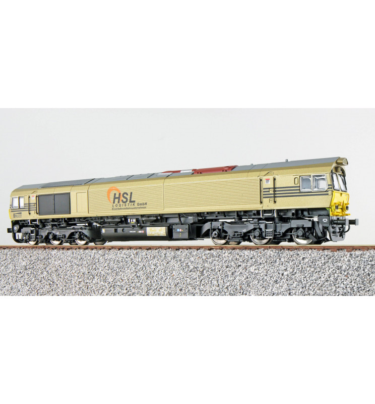 ESU 31285 - Diesellok H0, C77 HSL Logistik  653-07, Ep VI, Vorbildzustand um 2018, Gold, Sound+Rauch, DC/AC