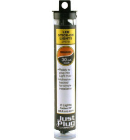 Woodland WJP5742 -  Just Plug™ Żółty LED samoprzylepny (2szt)