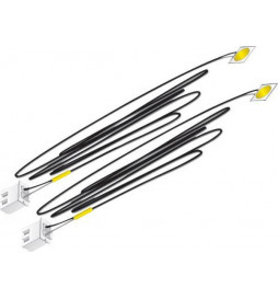 Woodland WJP5742 - Just Plug™ Żółty LED samoprzylepny (2szt)