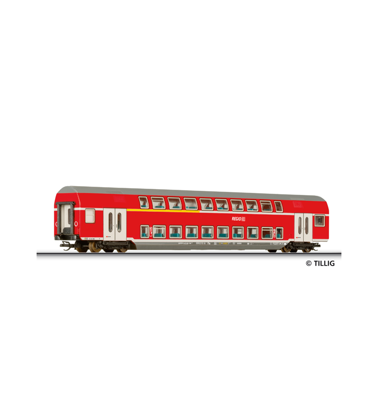 Wagon piętrowy Do 2000AB DB-Regio ep.VI - Tillig TT 13803
