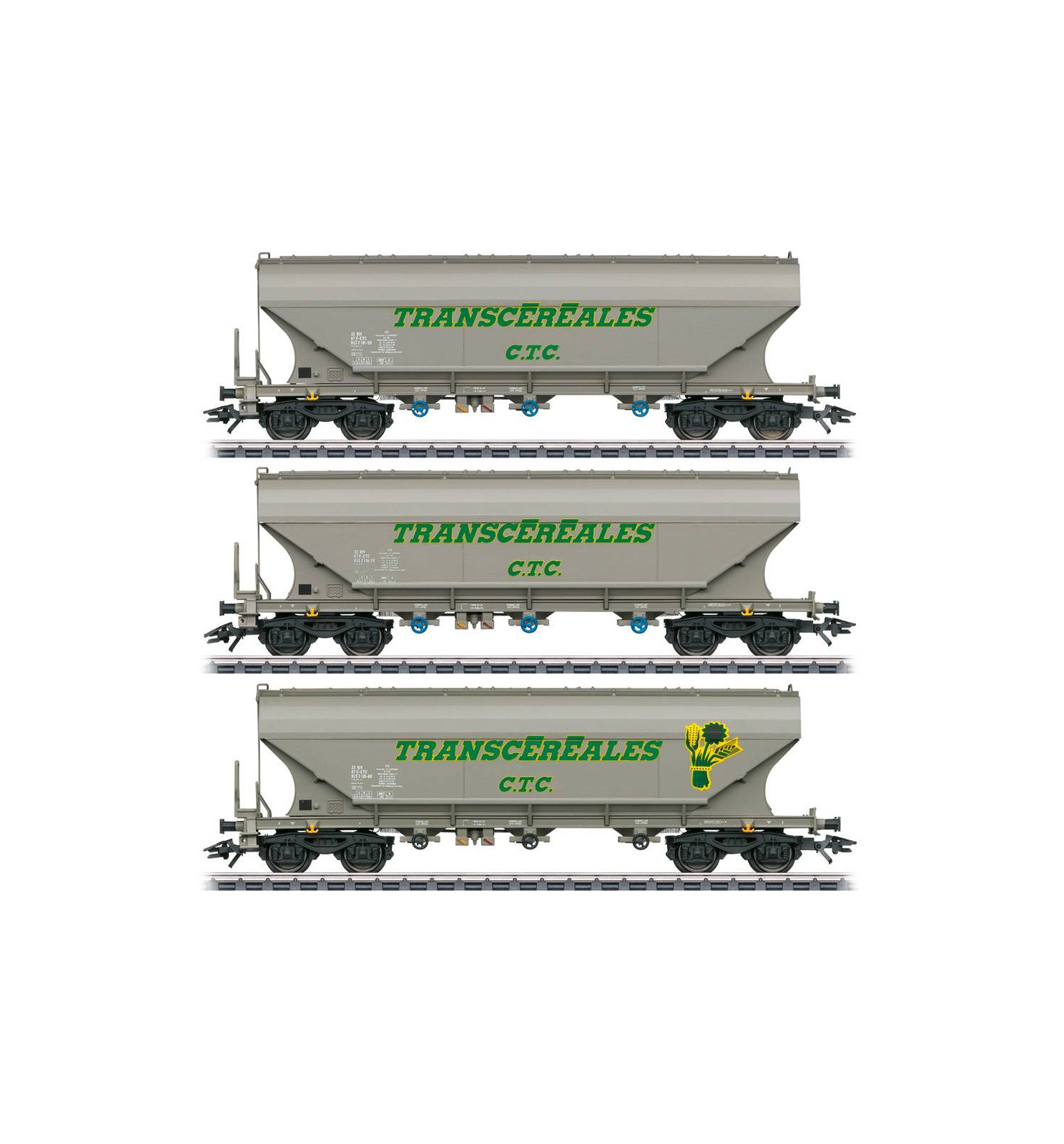 Marklin 048875 - Platforma ciężka Rlmmps z MAN