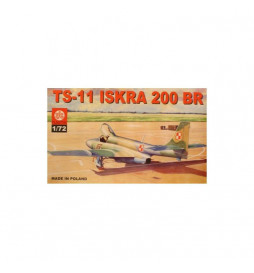 Plastyk PLK017 - PZL TS-11 Iskra 200 BR, Samolot do sklejania, skala 1:72