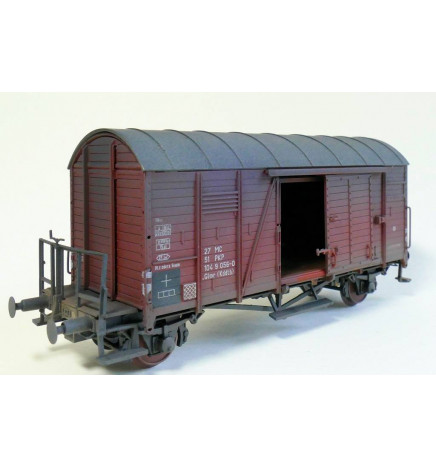 Exact-train EX22043 - Wagon towarowy PKP Oppeln 141154 z budką Kddth ep. III