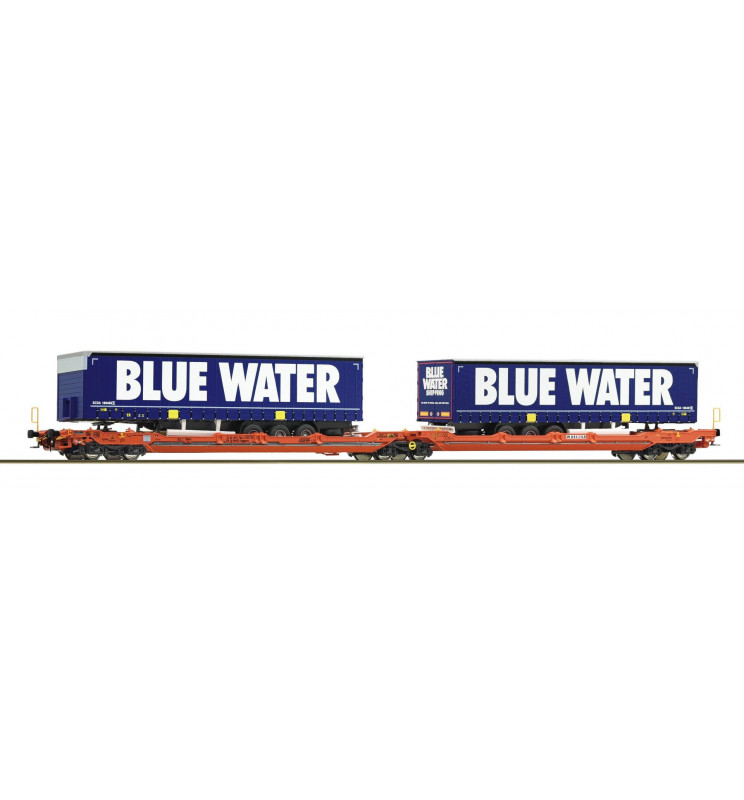 Roco 77387 - Podwójny wagon kieszeniowy T3000e + Blue Water WASCOSA, ep. VI