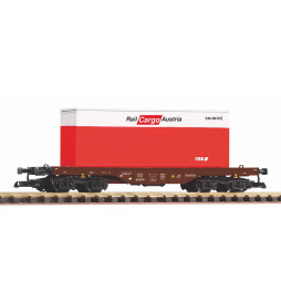 Piko 37011 - G-Flachwg. mit Container ÖBB V