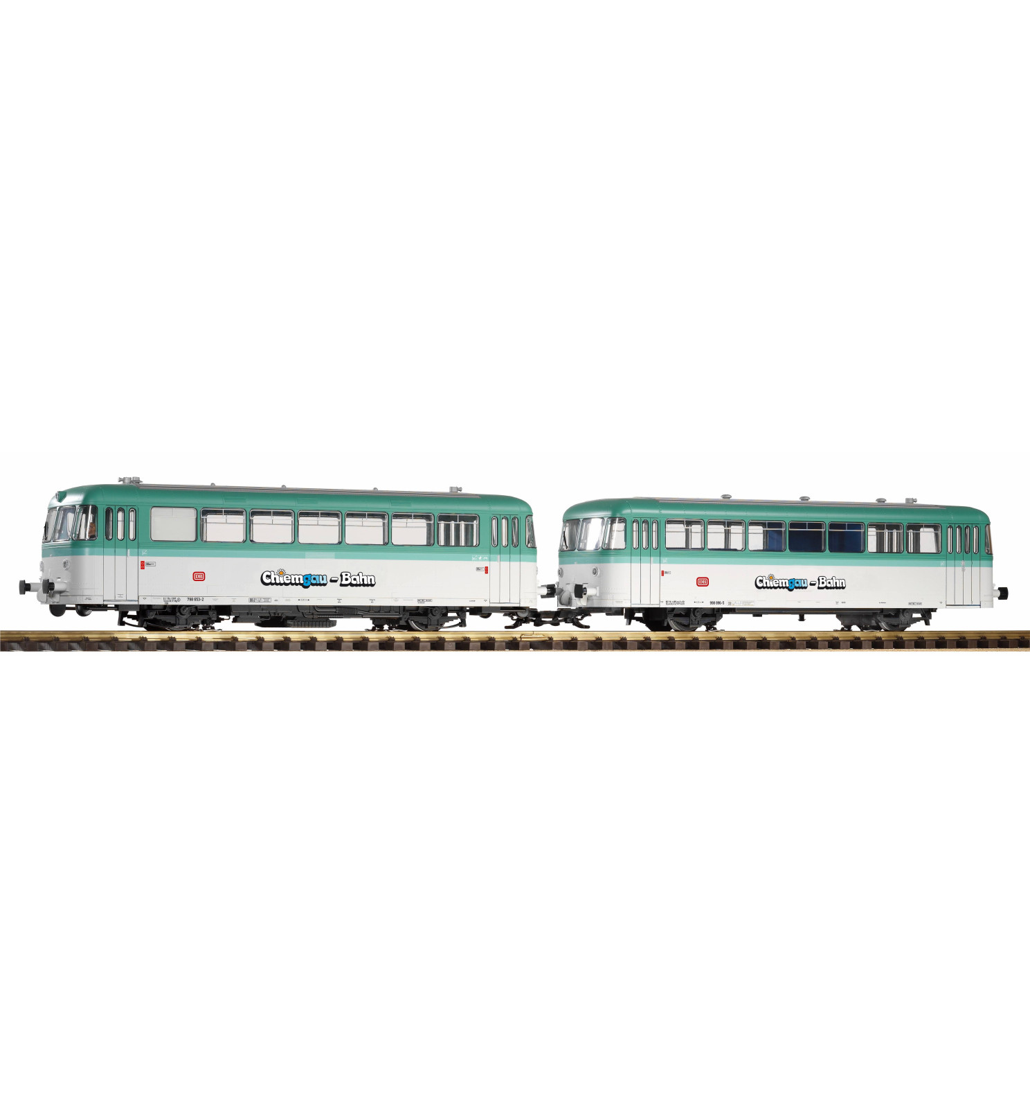 Piko 37309 - G-Dieseltriebwg./Sound BR 798 2er Set DB Mintgrün IV