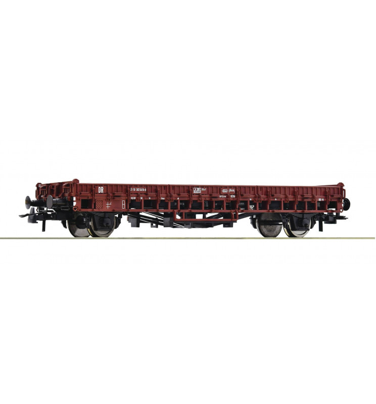 Roco 76314 - Wagon towarowy niskoburtowy Rmrso 31, DR, epoka IV