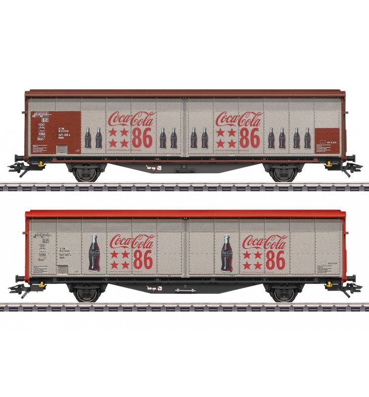Marklin M048345  - Zestaw wagonów Hbbils CocaCola