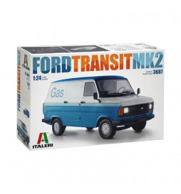 Italeri 3687 - Samochód Ford Transit MK2, skala 1:24