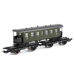 Zestaw 2 platform H0 z wagonem wąskotor.H0m - Tillig H0 70025