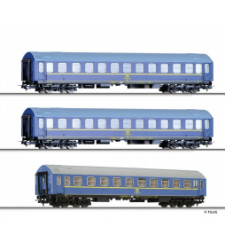 E16 Zestaw wagonów osob. "TOUREX", DR ep.IV - Tillig H0 70029