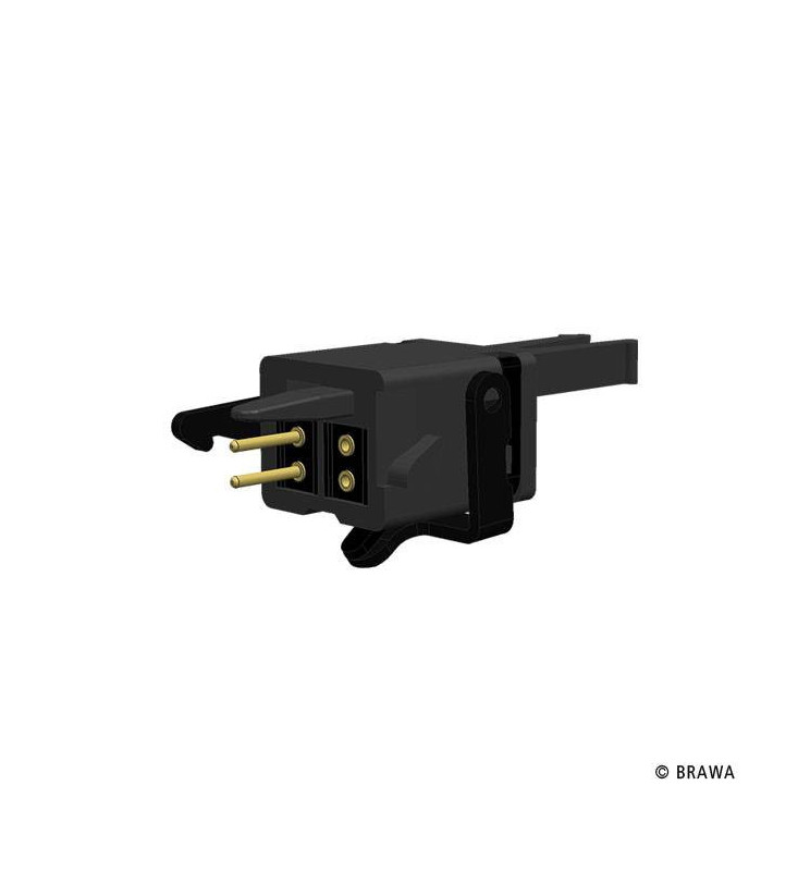 Brawa 93716 - Sprzęg elektryczny 4-pin, 2 sztuki