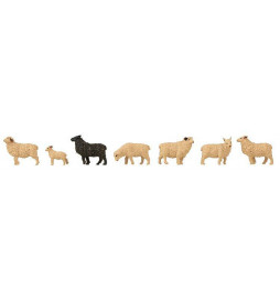 Faller 180236 - Zestaw figurek z dźwiękiem "Stado owiec"