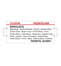 Robo 200311 - Zestaw 2 wagonów 2klasy do pociągu TLK Przemyślanin, epoka VI, z oświetleniem wnętrza
