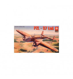 Plastyk PLK001 - PZL 37 Łoś, Samolot do sklejania, skala 1:72
