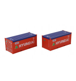 Igra Model 98010026 - Zestaw kontenerów 2x 20` HYUNDAI