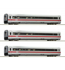 Roco 74029 - Zestaw 3 wagonów środkowych, ICE 1, DB AG, epoka VI