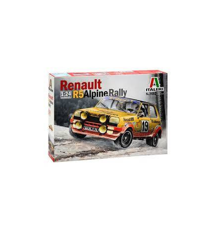 Italeri 3652 - Samochód Renault R5 Alpine Rally do sklejania, skala 1:24