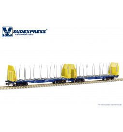 Sudexpress S657033 - Wagon typu Sggmrrs 90' VTG 4657 033-9 , epoka VI, H0