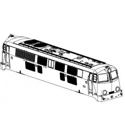 Piko ET96311-101 - Obudowa kompletna (bez zderzaków i kabin) do lokomotywy SP45-155