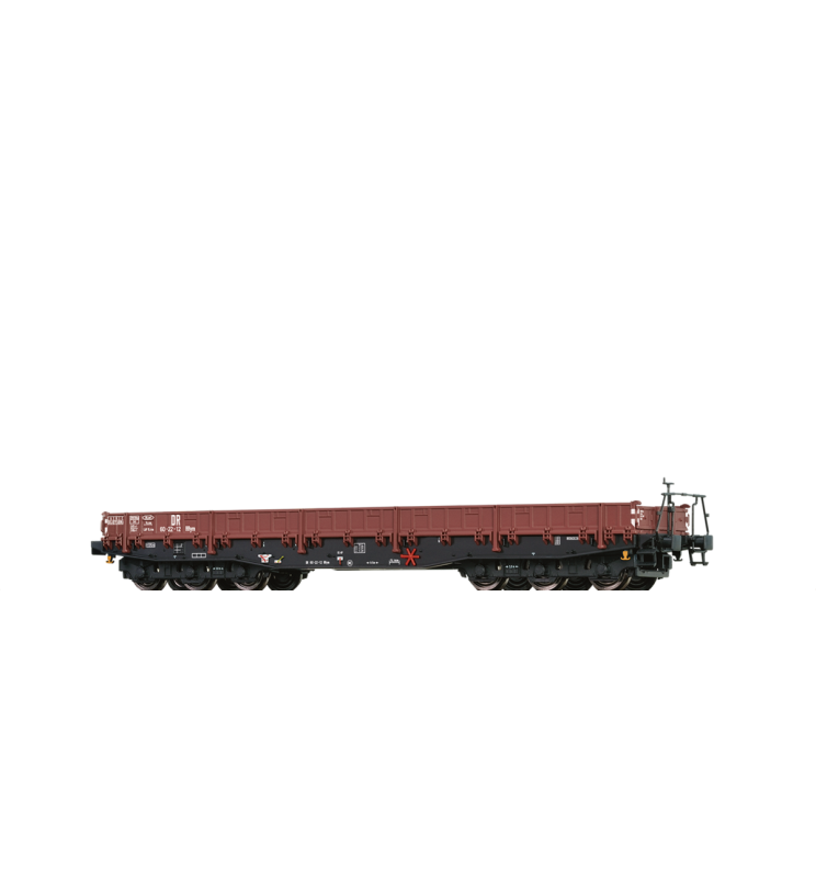 Brawa 47578 - Wagon platforma Rrym60-2, DR, epoka III
