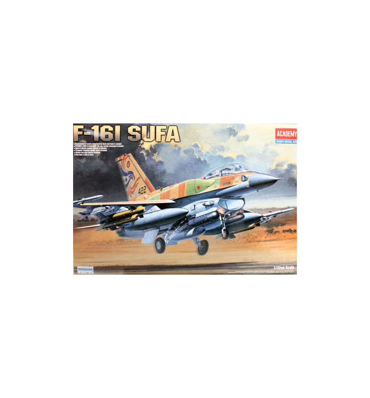 Academy 12105- Izraelski myśliwiec F16I SUFA, do sklejania, skala 1:32