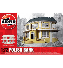 Airfix 75015 - Ruiny budynku banku, do sklejania, skala 1:72