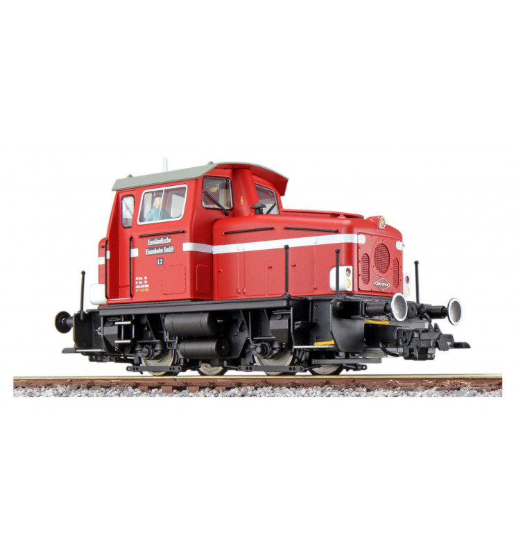 ESU 31441 - Lokomotywa spalinowa KG230, 12 Emsländ Eisenbahn, LokSound, Generator dymu, epoka V, DC/AC